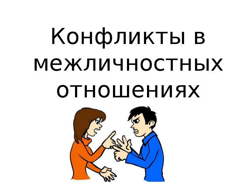 Презентация на тему конфликты в межличностных отношениях