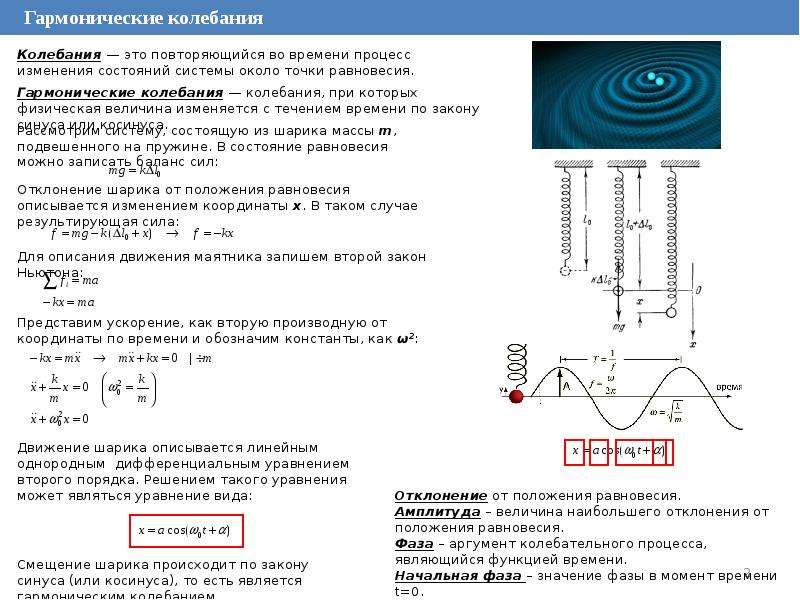 Колебания и волны презентация 9 класс