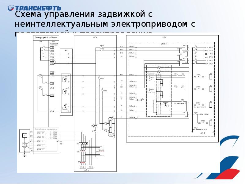 Схема управления электроприводом