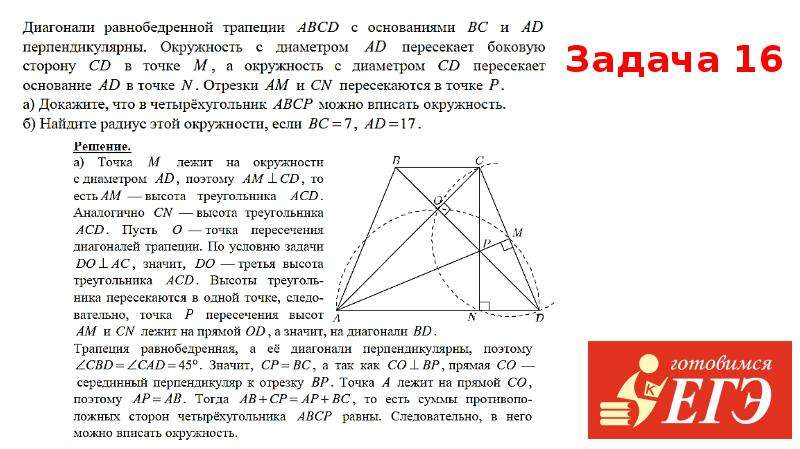 Является ли отмеченная на рисунке точка точкой пересечения перпендикулярных отрезков да