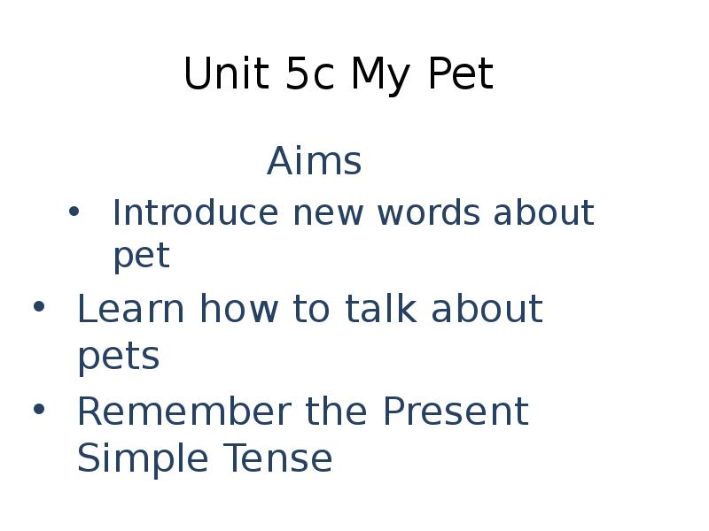 Presentation about Pets. Pets презентация
