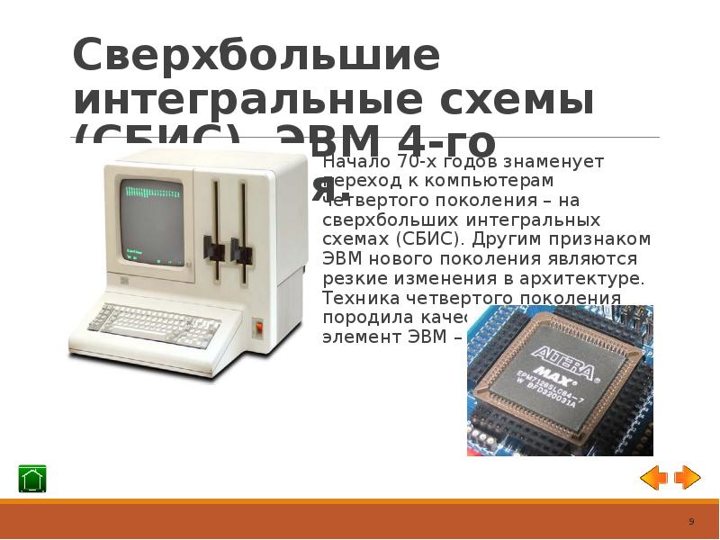 Четвертое поколение сверхбольшие интегральные схемы 1980