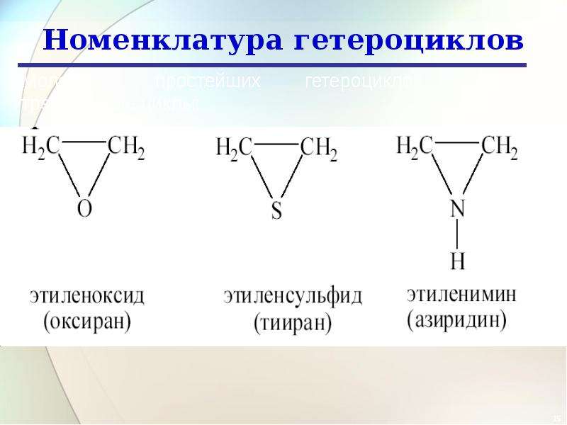 Строение номенклатуры