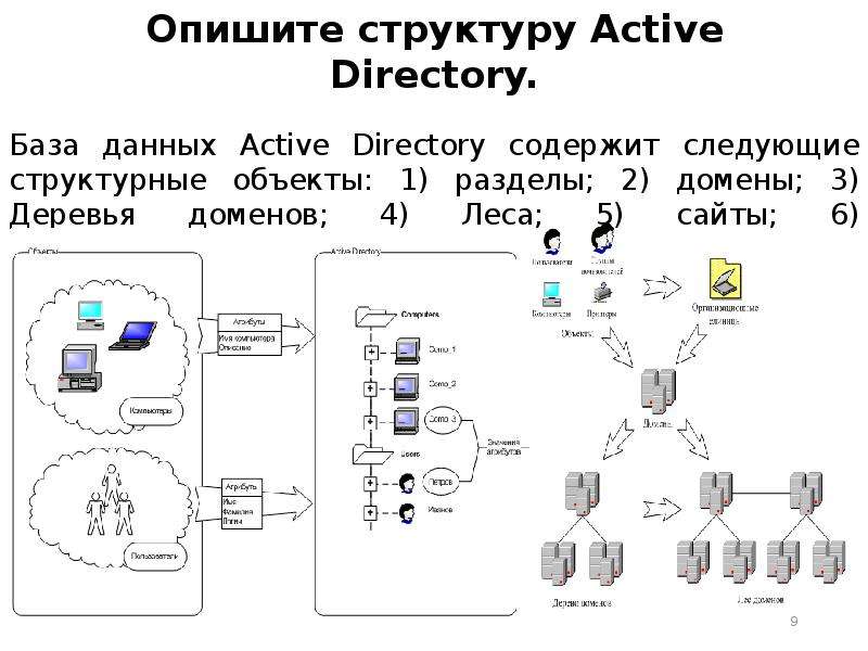 Объект домена. Структура ad Active Directory. Доменная структура Active Directory. Дерево доменов Active Directory. Схема леса Active Directory.
