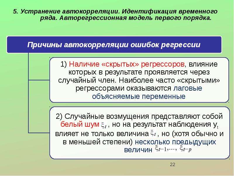 Порядка почему. Устранение автокорреляции. Причины автокорреляции. Устранение автокорреляции остатков модели регрессии. Автокорреляция временного ряда.