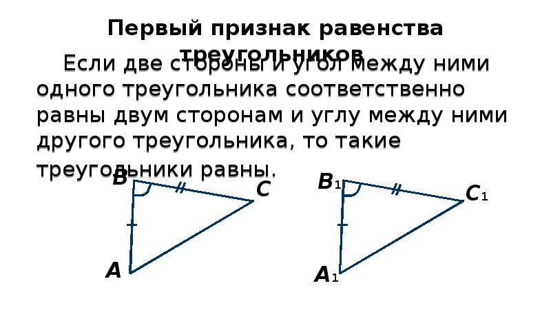 Третий признак равенства треугольников 7 класс геометрия. Аксиома равенства треугольников. 2 И3 признаки равенства треугольников презентация. Теплина равенства треугольников. Первый признак равенства треугольников забавное.