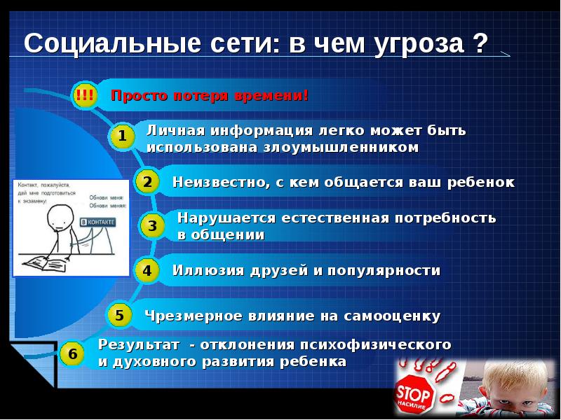 Безопасность несовершеннолетних презентация