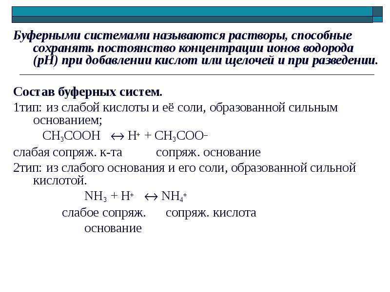 Что называют раствором. Задачи на буферные растворы с решениями. Свойства буферных растворов.