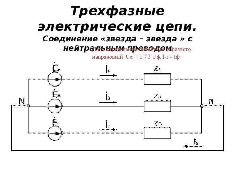 Презентация трехфазные электрические цепи