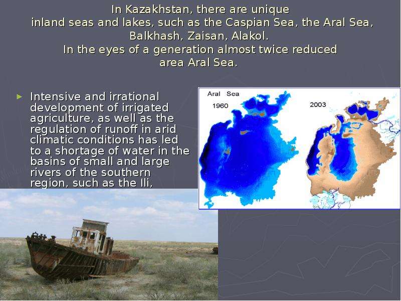 environmental problems in kazakhstan presentation