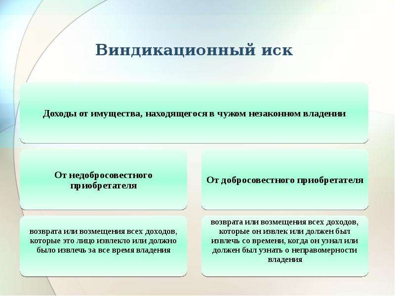 Проект виндикационного иска