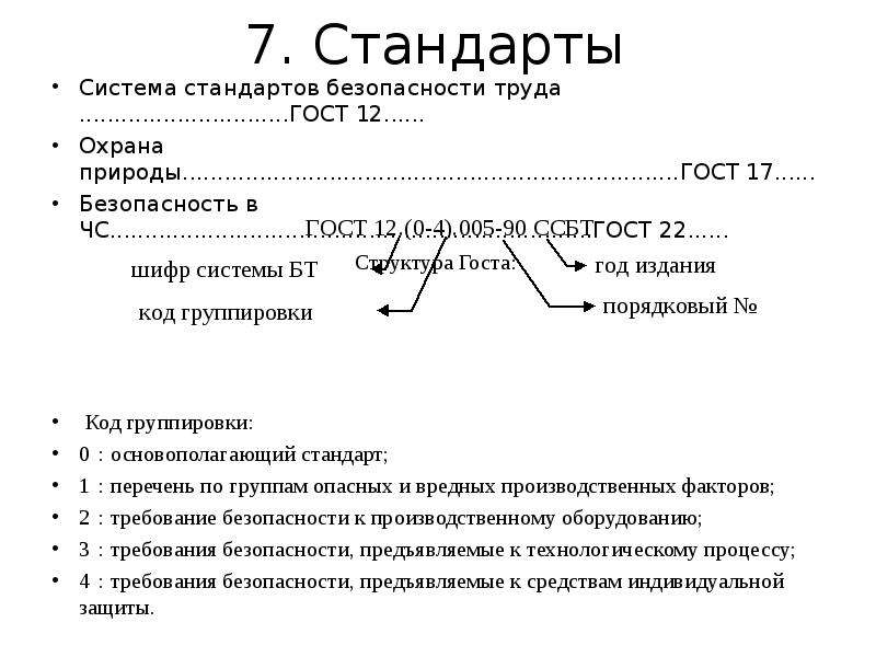 Стандарты безопасности труда госты. Структура системы стандартов безопасности труда. Система стандартов безопасности труда ГОСТ. Шифр системы стандартов безопасности труда:.