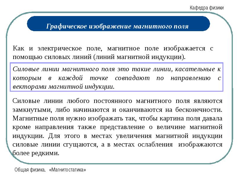 Общий редко. Как вы понимаете фразу магнитные линии являются замкнутыми.