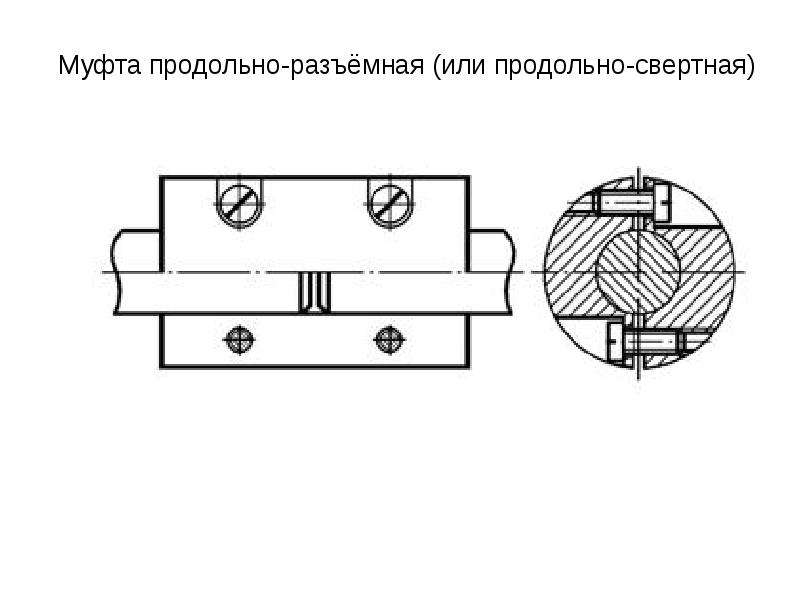 Разъемная муфта чертеж