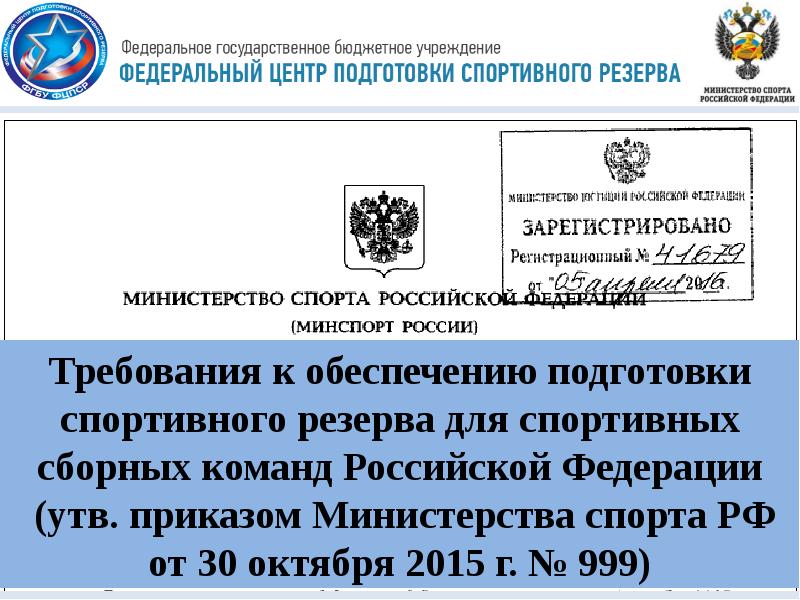 Подготовка спортивного резерва для сборных команд. Подготовка спортивного резерва. Федеральный стандарт спортивной подготовки. Спорт резервы слайд.