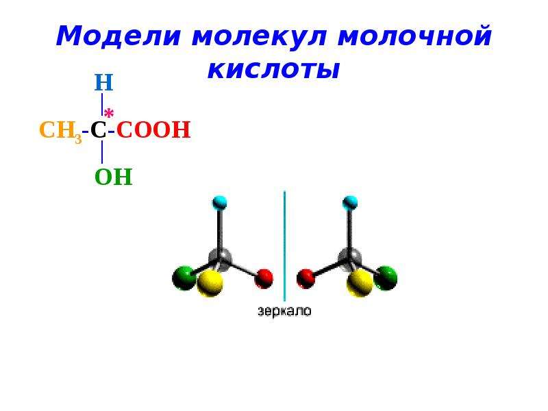 Пространственное строение молекул