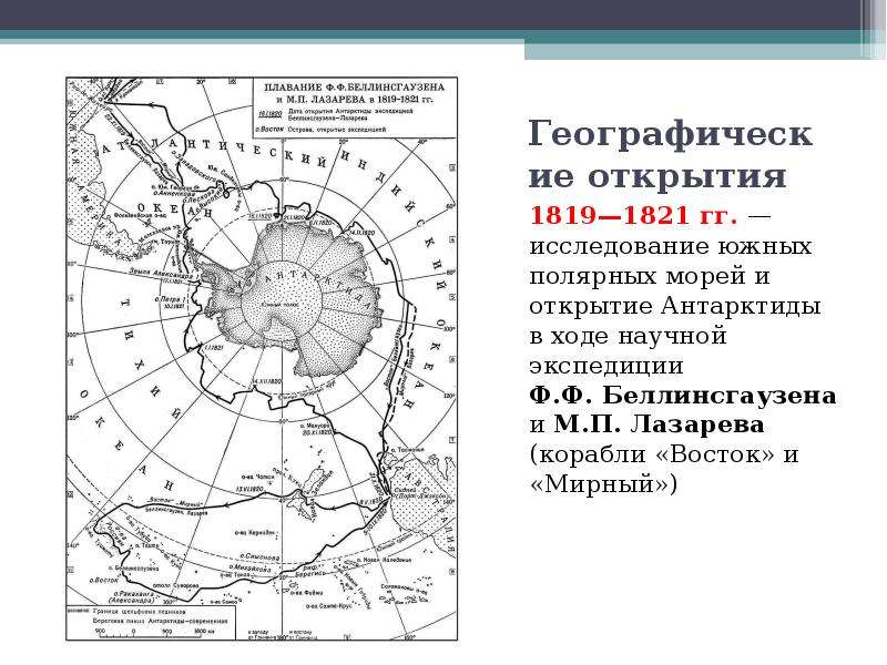 Ф ф беллинсгаузен что открыл