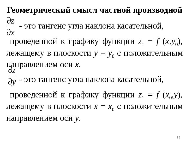 Очень много функций. Геометрический смысл частных производных функции двух переменных. Частная производная геометрический смысл. Геометрический смысл частных производных. Геометрический смысл производной функции нескольких переменных.