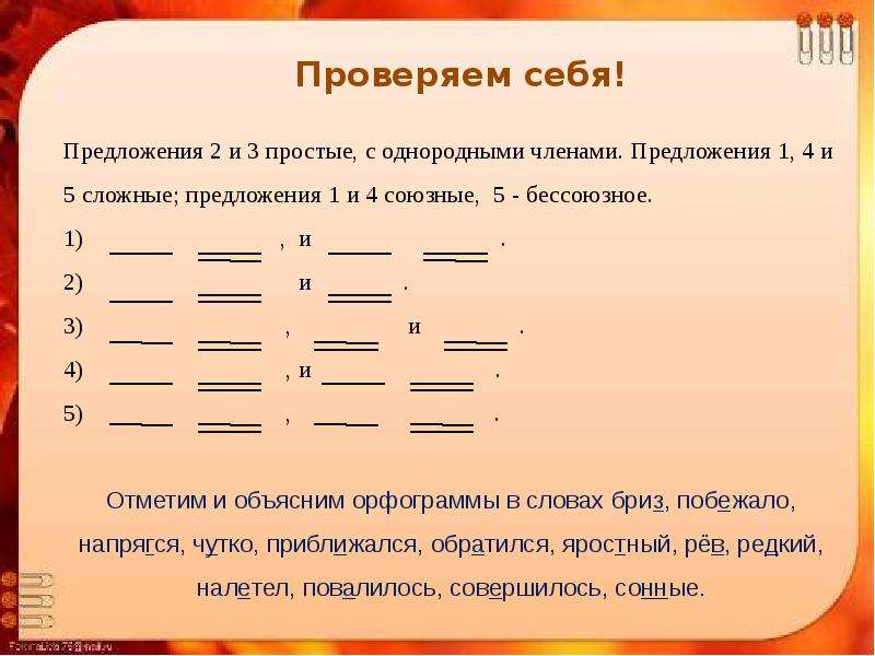 Презентация по русскому языку 5 класс сложные предложения