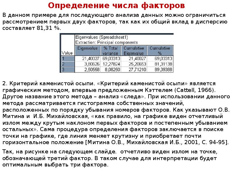 Статистические методы оценки