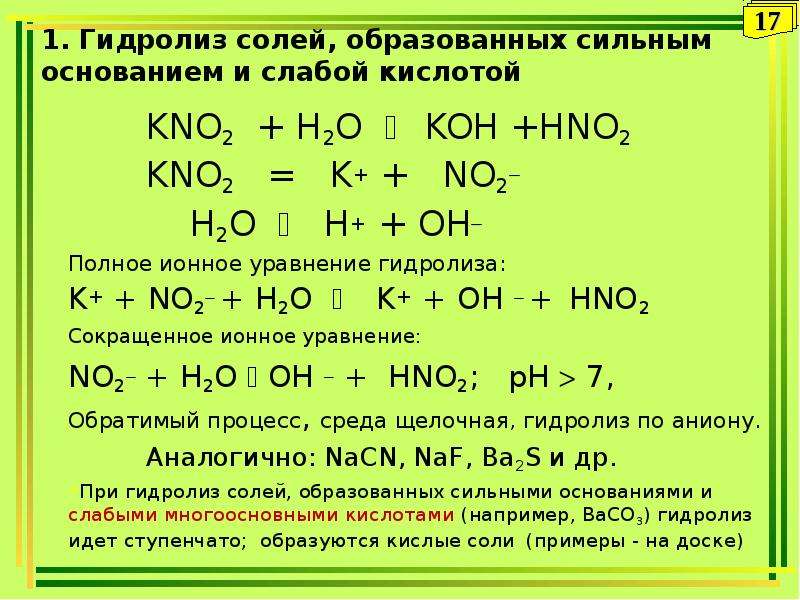 Koh hno3 какая реакция. Примеры уравнений реакций гидролиза. Гидролиз k2s слабый. Составление уравнения гидролиза солей. Гидролиз солей уравнения реакций.