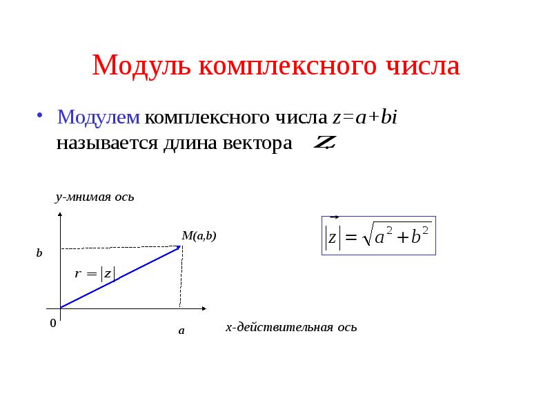 Найти модули и аргументы