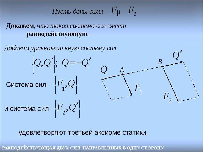 Система сил. Уравновешенная система сил. Система параллельных сил. Система сил уравновешена, если. Система сил называется уравновешенной, если.