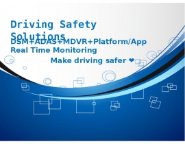 Driving Safety Solutions DSM+ADAS+MDVR+Platform/App Real Time Monitoring