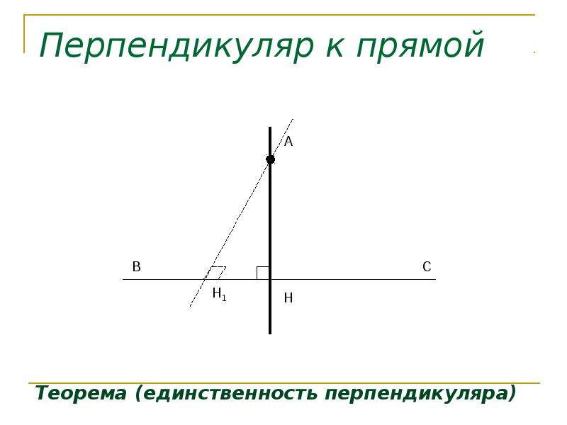 Провести перпендикуляр к данной точке отрезка