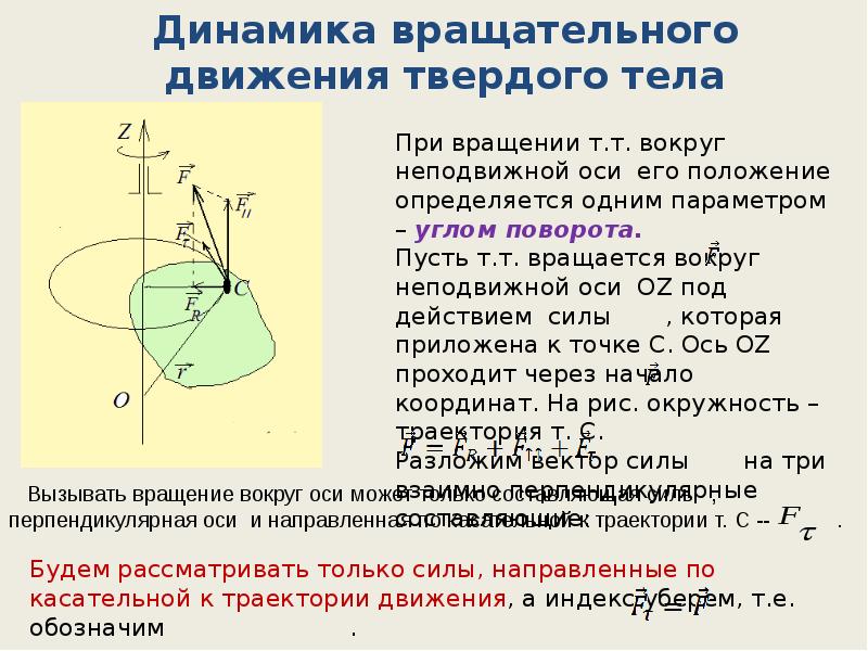 Динамика движения твердого тела. Динамика твердого тела вращающегося вокруг оси. Набор демонстрационный 