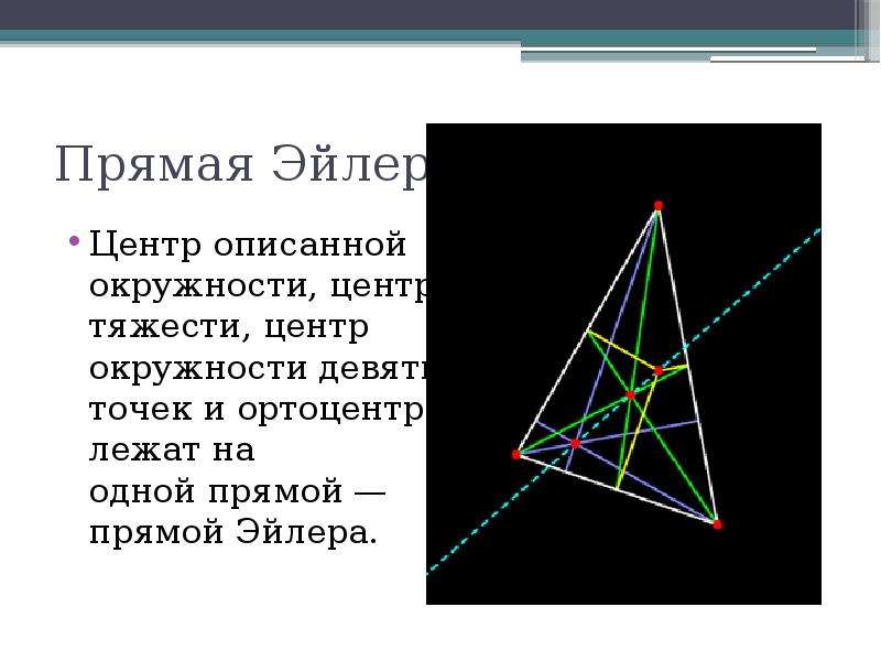 Проект окружность 9 точек