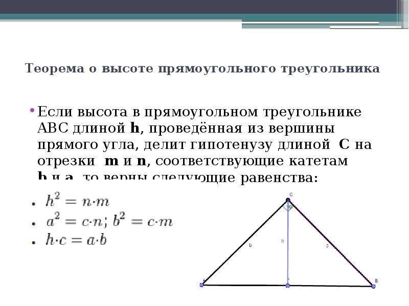Где основание и высота треугольника