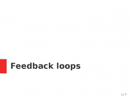 Feedback loops