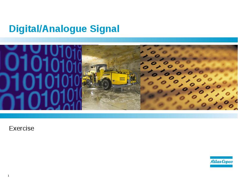 Exercise analogue and digital signal, слайд №1