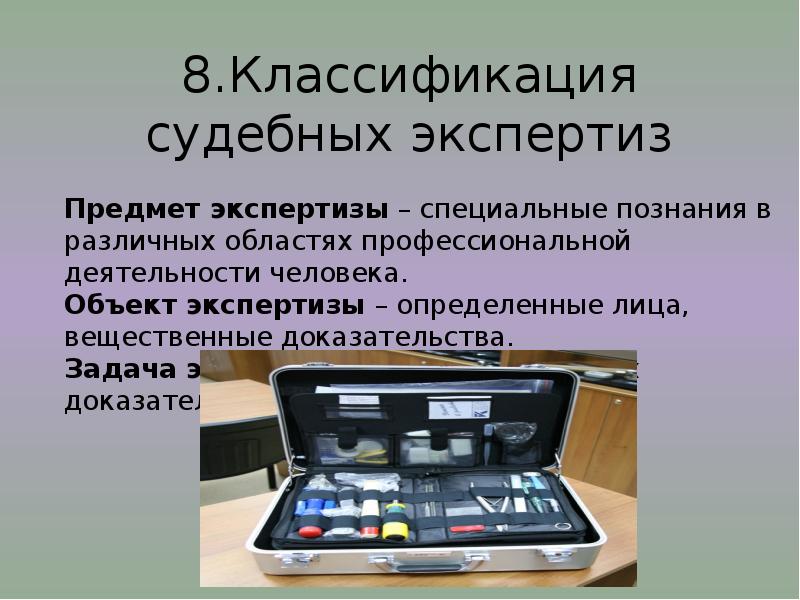 Судебная классификация