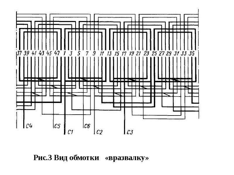 Схемы двухслойных обмоток. Двухслойная обмотка статора 2p 4 z48. Двухслойная обмотка статора 36 пазов. Двухслойная обмотка статора 48 пазов. Обмотка однослойная вразвалку.