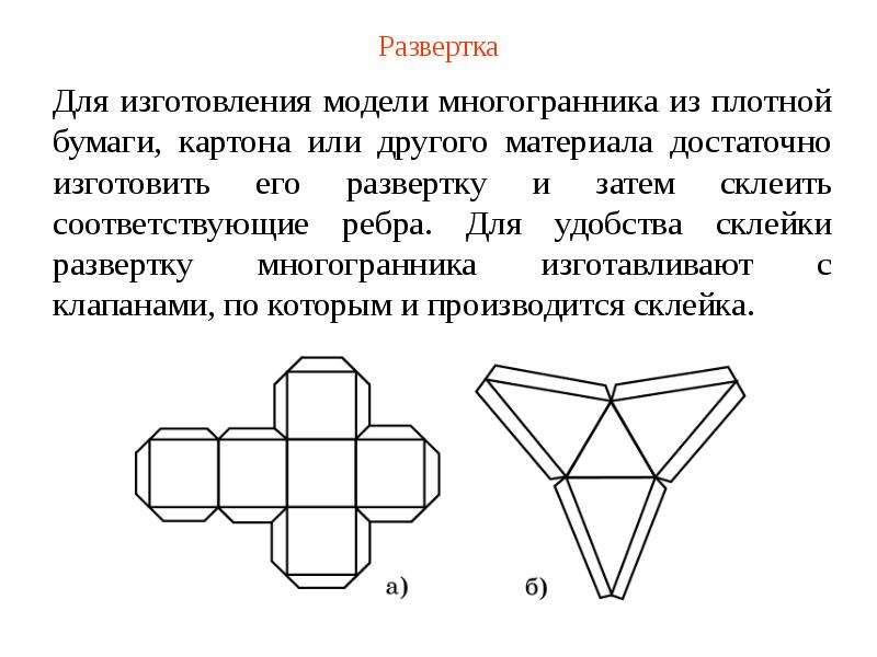 Правильный многогранник схема