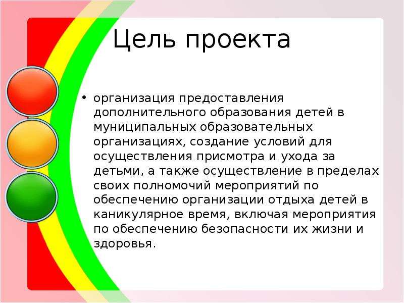 Цели проекта по созданию новых мест дополнительного образования