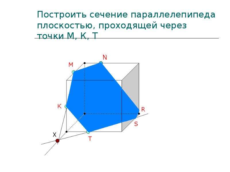 Постройте сечение параллельное основанию. Построение сечений параллелепипеда. Задачи на построение сечений параллелепипеда. Построить сечение параллелепипеда плоскостью проходящей. Методы построения сечений.