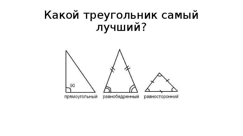Какой треугольник самый лучший?