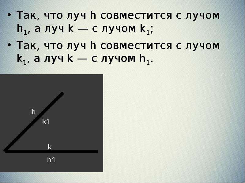 Известно что луч