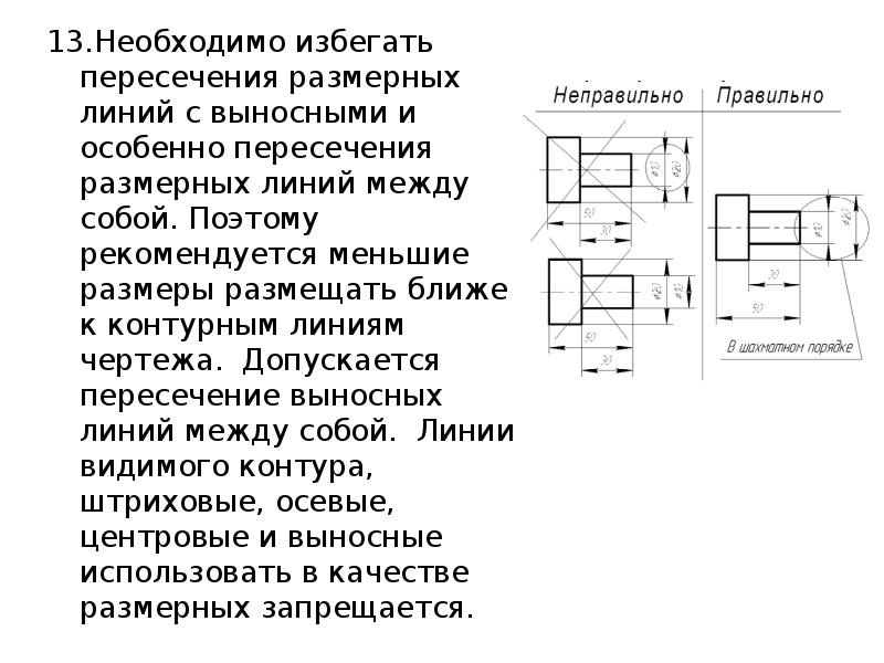 Правила чтения чертежей