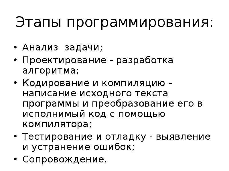 Этапы программирования. Презентация выполнение алгоритмов компьютером. Доклад на выполнение алгоритма компьютера. Алгоритм выполнения реферата.