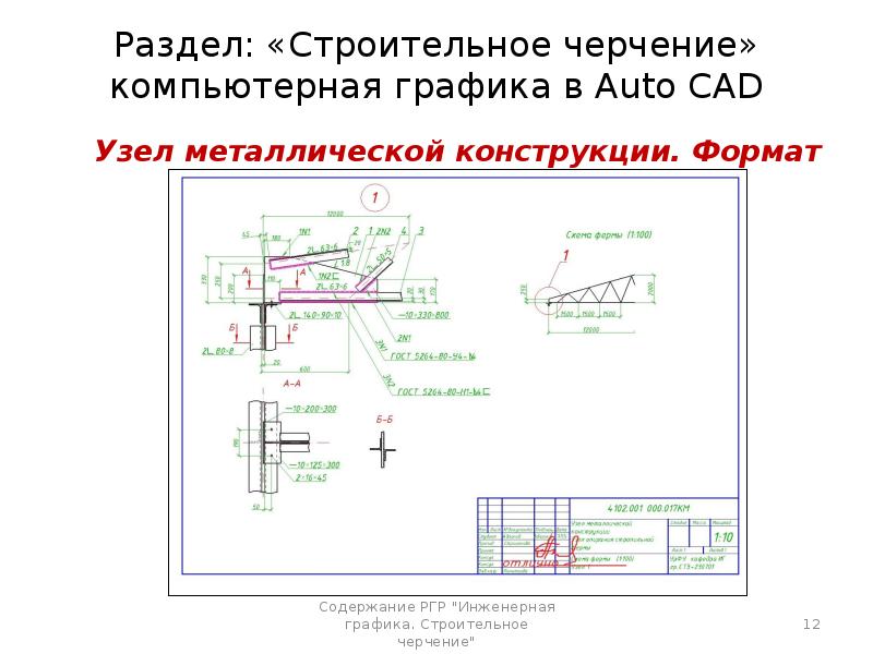 Компьютерное черчение презентация