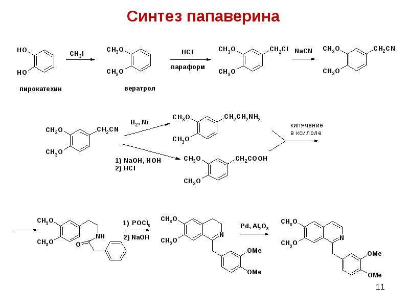 Изучен синтез. Синтез папаверина гидрохлорид. Схема синтеза папаверина. Папаверина гидрохлорид получение. Папаверина гидрохлорид биосинте.