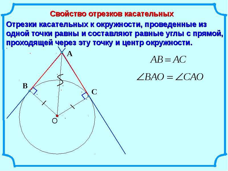 Окружность геометрия 8 класс атанасян презентация