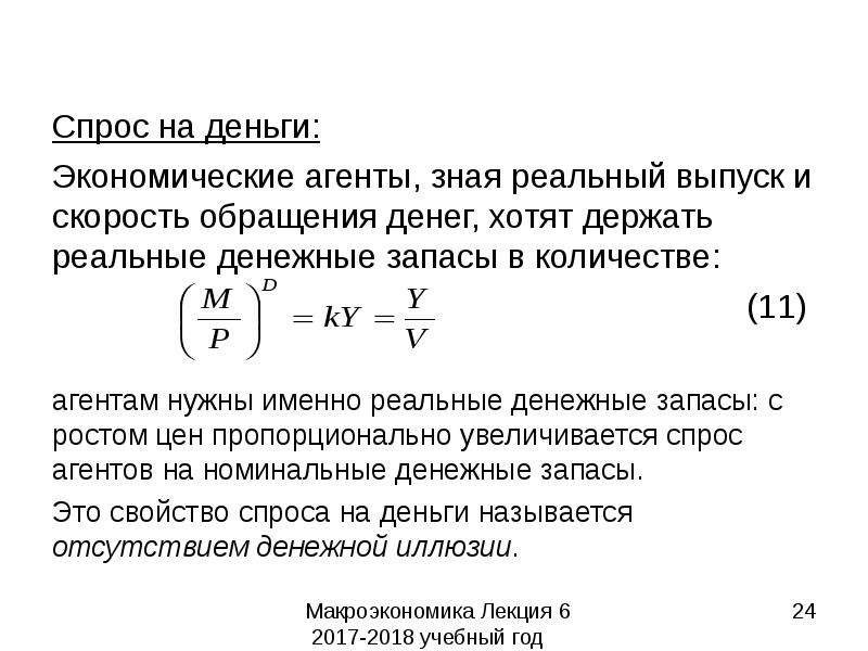 Спрос на деньги картинка