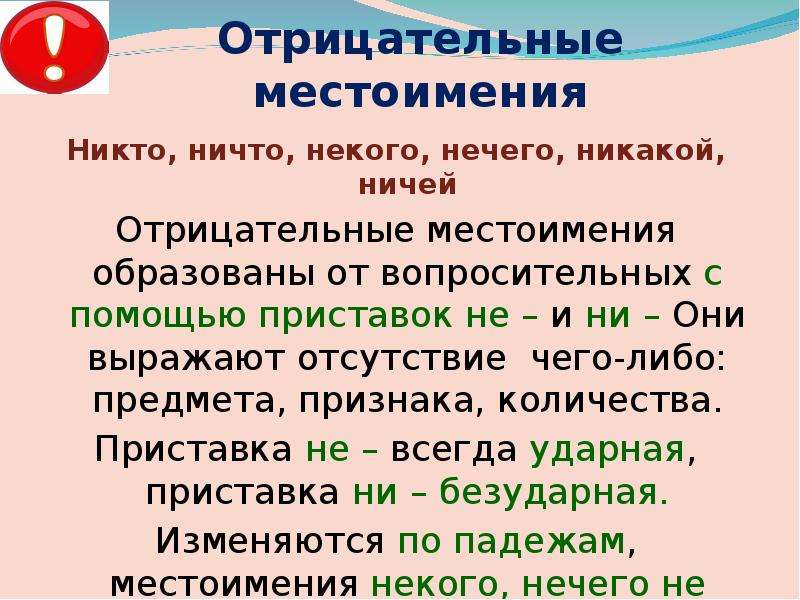 Местоимение как часть речи 10 класс презентация