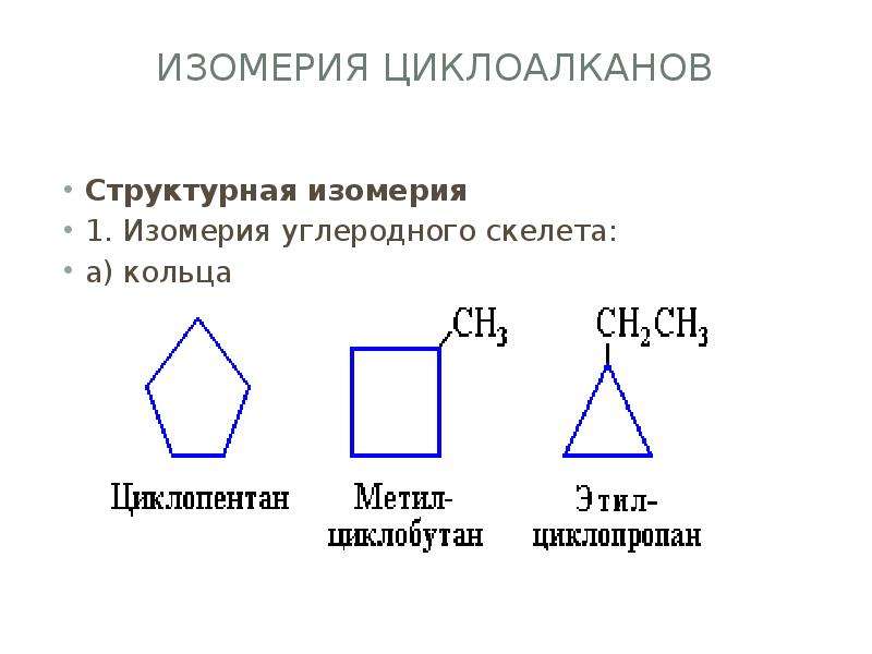 Формула молекулы циклоалканов. Строение циклоалканов гибридизация. Строение углеродного скелета циклоалканов.