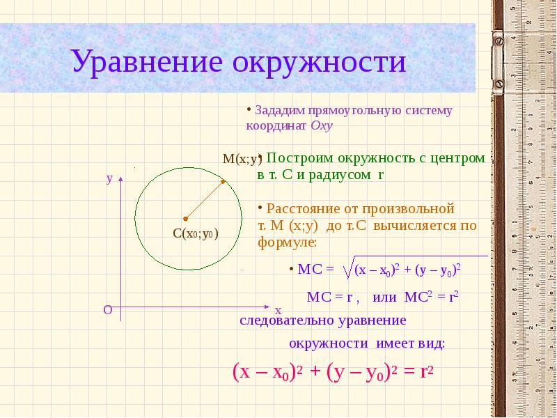 Напишите уравнения окружности координаты центра окружности. Формула круга x2+y2. Радиус окружности формула уравнение. Уравнение окружности 2 уравнения. Уравнение круга в системе координат.